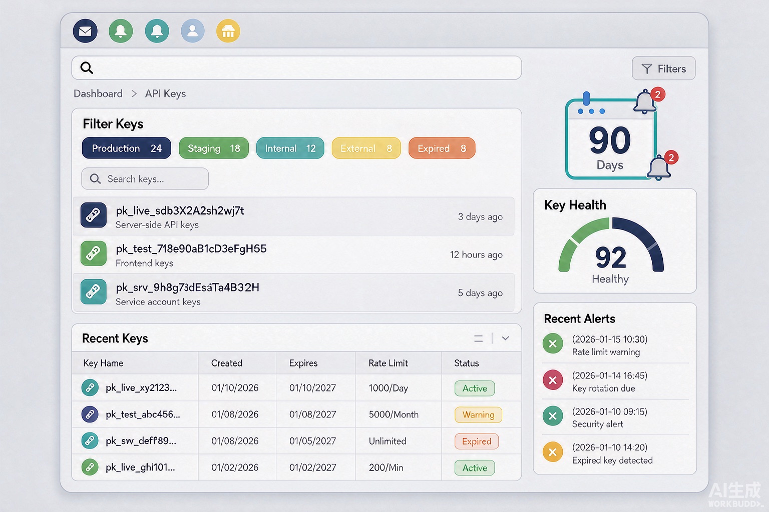 agent api key management tips