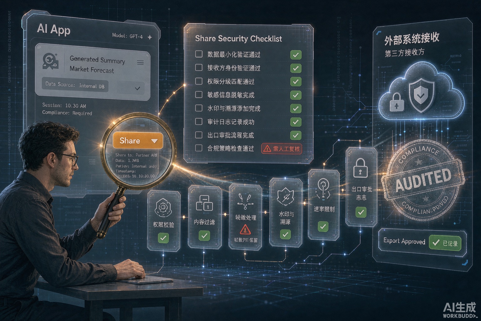 ai sharing feature security check