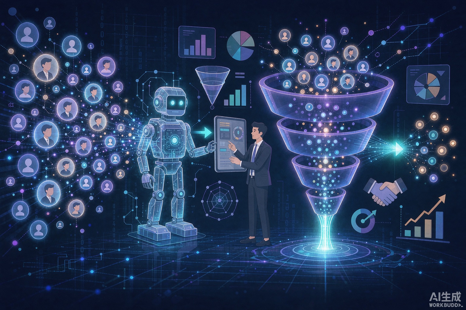 how enterprises do ai customer acquisition